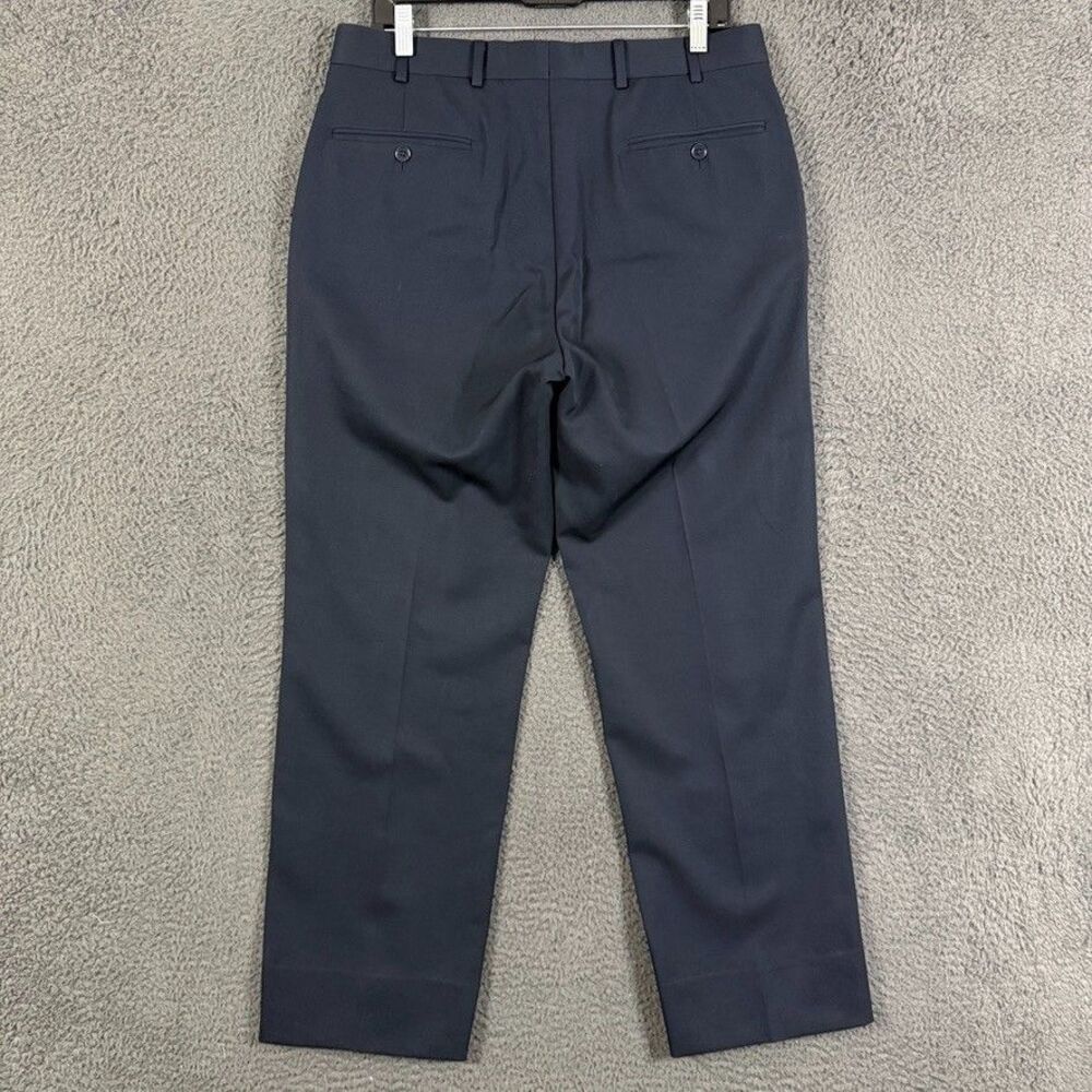 Brooks Brothers Pants Mens 34x30 Blue Madison Fit Dress Slacks Wool Formal - Picture 10 of 12